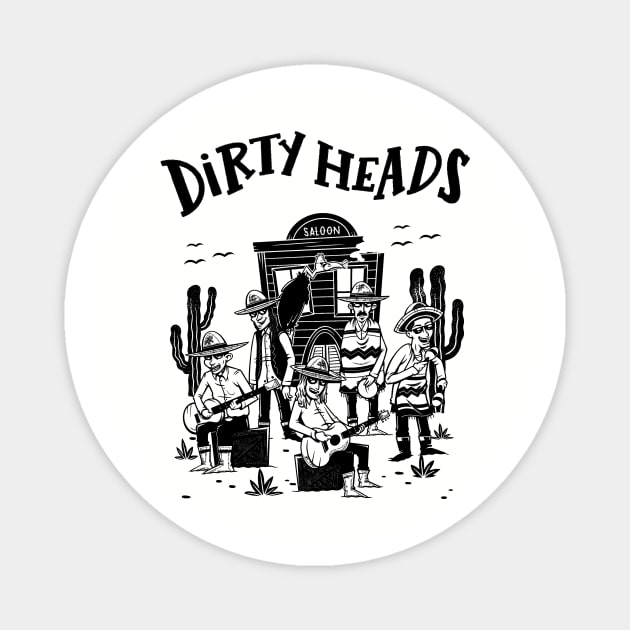 dirty heads Magnet by One Shoot Crout Arts